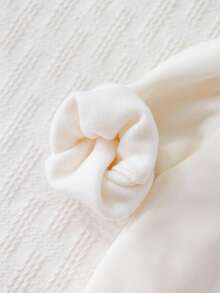 Cozy Pixies 女婴心形图案针织柔软圆领长袖套头衫