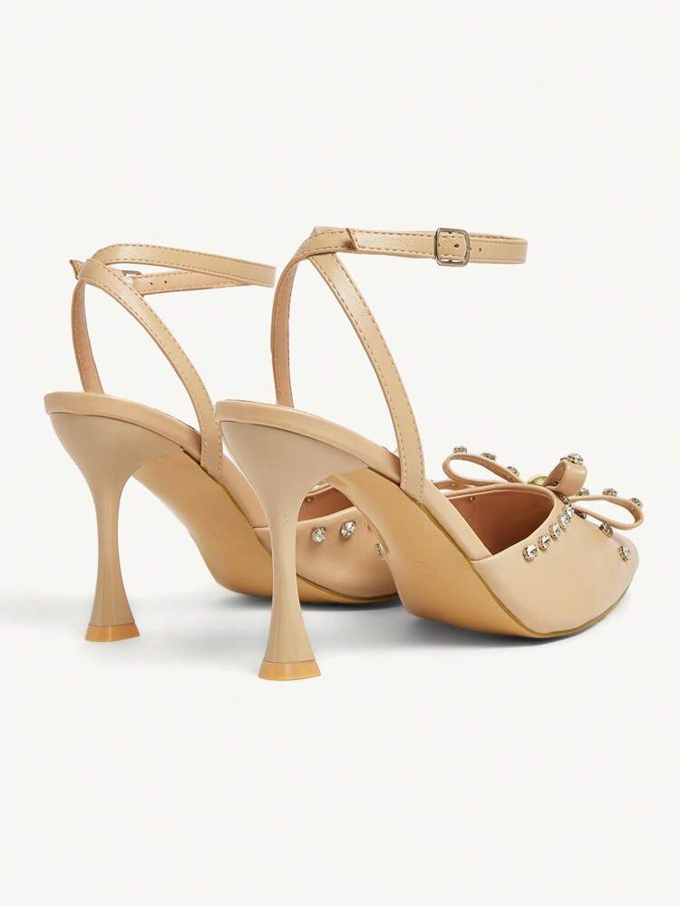 CUCCOO CHICEST Grey Pointed Toe Floral Elegant High Heel Pumps For Women