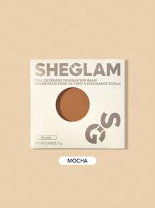 SHEGLAM Foundation Balm Sample-Mocha, Foundation Pelembab Sempurna Yang Tahan Lama, Pengontrol Minyak, Korektor Warna, Concealer, Penutup Noda Tanpa Pori, Tidak Berminyak, Tidak Menggumpal, Foundation Krim Yang Lebih Halus, , Foundation Natal Musim Dingin - Mocha - View 1