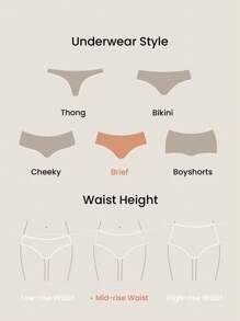 LUVLETTE 3 件装 LingerieAsOuterwear 运动棉质中腰基本款三角裤女士内衣 LingerieAsOuterwear 内裤套装也适合少女和儿童 - 彩色 - 查看 9