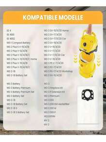 1/5/10pcs Compatible With Karche Dust Bag WD4 Vacuum Cleaner Dust Bag Filter Bag Sweeping Machine Accessories - White - View 7