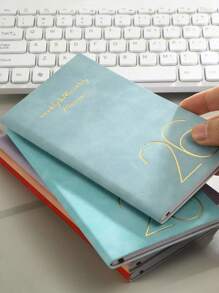 SHEIN 1pc A6 2026 Planner Notebook, Portable Schedule Notebook, 365-Day Time Management Notebook, Weekly & Daily Planning, Journal, Back To School/Start Of School Year Gift