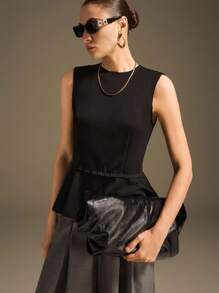 Ontre Quần áo nữ mới năm 2025, Trang phục thu/đông, Trang phục mọi mùa, Trang phục mùa đông, Trang phục trở lại trường cho phụ nữ, Trang phục Halloween và Giáng sinh, Trang phục giáo viên nữ, Áo khoác ngoài, Váy dạ hội, Váy dự tiệc cưới, Váy dự tiệc cưới thanh lịch, Trang phục đi nhà thờ cho phụ nữ, Trang phục công sở thường ngày, Áo hai dây màu trơn bó eo đi làm thường ngày mùa hè cho phụ nữ - màu đen - Xem 4