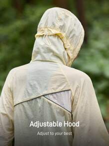 In My Nature Women's Summer Outdoor Hooded Sunscreen Jacket - Yellow - View 2