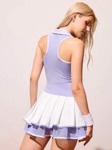 CourtClass 夏季跑步、健身、瑜伽运动服 - 彩色 - 查看 2