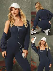 GLOWMODE X Harry Potter Everyday Terry Insygnia Śmierci Miękka, odprowadzająca pot, oddychająca, graficzna, haftowana bluzka z długim rękawem, codzienna, swobodna odzież