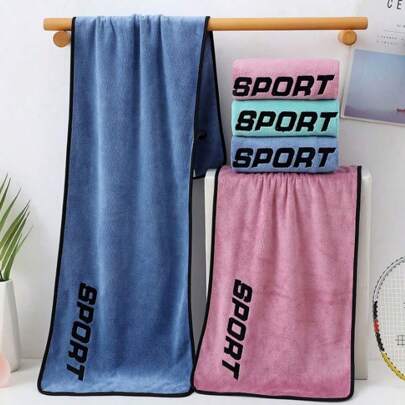 SHEIN 8pcs Sports Towels Set Quick Dry Lightweight Sweat Absorbent Soft Workout Towels For Men And Women Ideal For Gym Running Training Yoga Outdoor Activities Home Use Fitness Travel Daily Exercise Cooling Towels Summer Essentials Gift Idea