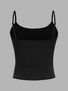SHEIN EZwear Set de 4 piezas de camisetas cortas casuales para mujer, versátil para uso diario