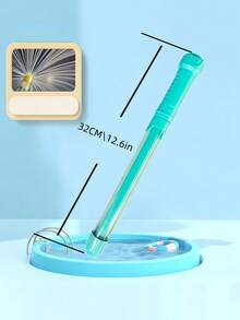 Zazumi 1Pc 32cm Long Multi Nozzle Water Gun With Pull Out Sprayer Super Soaker Water Cannon Summer Fun Water Jet Toy For Outdoor Pool Beach Party Game Multi Color Splash Battle Toy Water Blaster