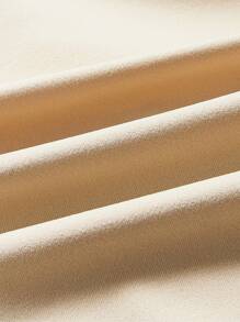 Manfinity Joysei 卡其色休闲字母图案无袖背心，男士，夏季