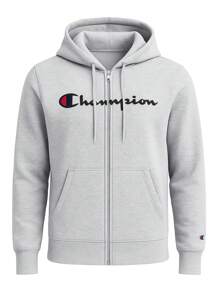 Champion Men Zip-Up Hoodies - Grey - View 4
