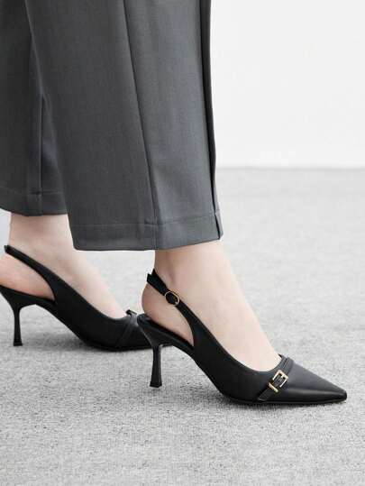 CUCCOO BIZCHIC Women Pointed Toe High Heel Pumps, Black Sexy Stiletto Formal Party Dress Shoes For Christmas Spring Shoes