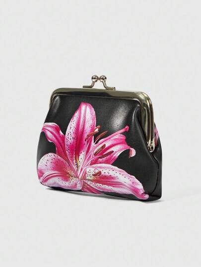 Fairycore Fashionable & Versatile Casual Floral Pattern Coin Purse