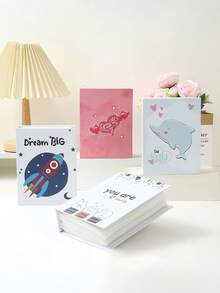SHEIN 1本6英寸大容量相册。情侣生日礼物，家庭聚会回忆收藏神器，毕业季狂欢礼物。6英寸活页青春相册。仅限婚礼回邮 - 彩色 - 查看 3