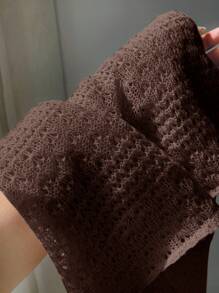 Comfortcana 大码女式透明落肩长袖宽松休闲上衣