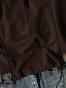 Comfortcana 女士梭织防晒夹克，春夏秋冬 - 棕色 - 查看 5