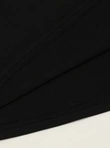 EMERY ROSE Camiseta de manga corta con estampado de bruja con sombrero de mago de Oz, de moda casual, adecuada para primavera y verano, talla grande para mujer, cuello redondo - Negro - Ver 3