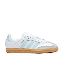 Adidas Samba OG Kids Sneakers Cloud White / Semi Flash Aqua / Gum CQ2809 - Cloud White / Semi Flash Aqua / Gum - View 1