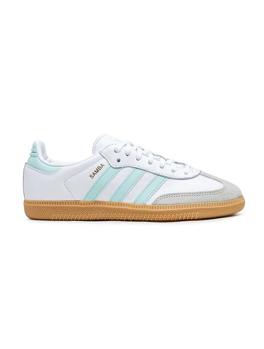 Adidas Samba OG Kids Sneakers Cloud White / Semi Flash Aqua / Gum CQ2809 - Cloud White / Semi Flash Aqua / Gum - View 1