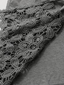 Rusticease Áo vest thời trang màu trơn không tay cỡ lớn, phù hợp cho mùa hè - Xám - Xem 8