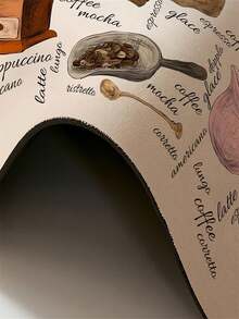 SHEIN 1PC Coffee Mat & Tray Drying Mat, Kitchen Countertop Protector Pad, Anti-Slip Pad, Coffee Maker Mat