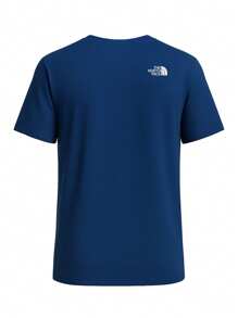 The North Face MEN'S S/S NEVER STOP EXPLORING TEE - Blue - View 2