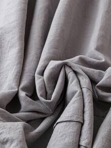 EMERY ROSE Vestido Casual Sin Mangas De Verano De Talla Grande Con Color Sólido - Gris - Ver 5