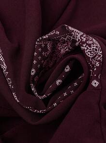 Rusticease Plus Size Geometric Print Round Neck Casual Short Sleeve Dress, Suitable For Summer