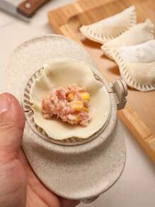 SHEIN Khuôn làm bánh bao 3 chiếc, Máy làm bánh bao 3 kích cỡ, Máy làm vỏ bánh bao thủ công, Con lăn nhồi thịt, Đồ dùng nhà bếp, Phụ kiện nhà bếp - Nhiều màu - Xem 3