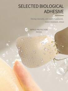 SHEIN 2 件装女士女神拉拉杯文胸贴，透气舒适 - 彩色 - 查看 5