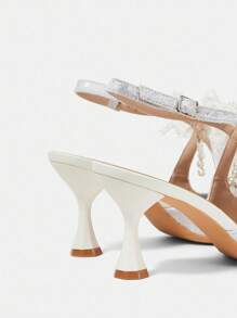 CUCCOO HITCHD 女士时尚白色高跟鞋 - 白色 - 查看 13