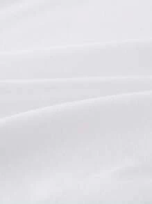 女士休闲时尚创意卡通蜘蛛网彩色花卉幽灵图案印花 T 恤，节日主题基本款短袖 T 恤 - 白色 - 查看 7