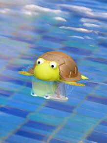 Termómetro flotante de tortuga de gran tamaño, fácil de leer la temperatura del agua para piscinas y spas al aire libre e interiores