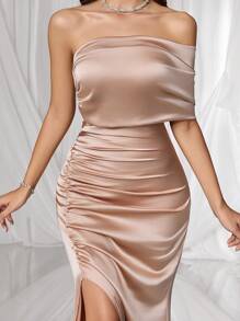 Coutiva Vestido de noche formal para mujer (muy adornado)