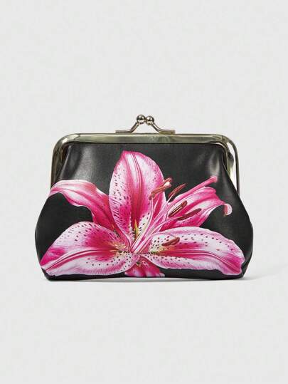 Fairycore Fashionable & Versatile Casual Floral Pattern Coin Purse