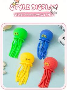 Zazumi 1/2/4PCS Reusable Octopus Shape Water Balls  Water Balloons For Outdoor Games  Summer Pool & Beach Toys For Kids, Adults, Boys & Girls  Fun Backyard, Birthday Party Supplies | Splash Fight, Water Battle, Summer Must-Haves