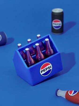 PEPSI X SHEIN Abridor con forma de botella, imán para refrigerador, buen decorativo para el refrigerador, adecuado para la decoración de cocina