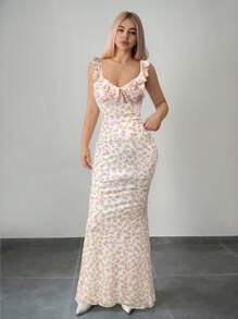 Sexy Summer Dress With Small Flowers – Comfortable And Daring For Your Days Off - 白色 - 查看 2