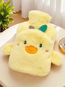 SHEIN 1件卡通植绒大容量热水袋可重复注水防爆防漏可拆卸暖手宝暖肚脐暖宝宝可爱加热水袋男生情人节心形女士情人节礼物生日男友女友 - 彩色 - 查看 5