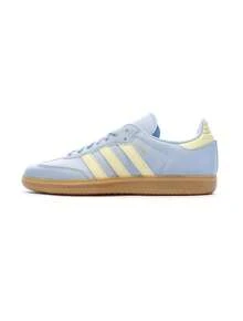 Adidas Samba OG Kids Sneakers Wonder Blue / Powder Yellow / Gum IH5482 - Wonder Blue / Powder Yellow / Gum - View 4