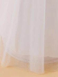 Glamorique Kids Girls' Princess Dress, Mid-Length Flower Girl Wedding Gown, Piano Recital Dress, Summer Children's Evening Gown, Wedding Ceremony Pageant Dress Fall Winter