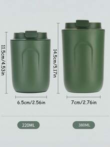 Cốc cà phê mini bằng thép không gỉ 316, cốc xách tay thời trang, quà tặng tiện dụng. - Nhiều màu - Xem 4