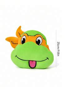 TEENAGE MUTANT NINJA TURTLES | SHEIN Cute Tongue-Out Cartoon Plush Tissue Box, Suitable For Car, Room, Living Room, Office, Fits Small Tissue Packs - Green - View 3