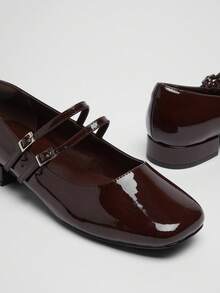 SHUZIA Women Fashion Daily Versatile Mary Jane Ballet Flats For Christmas