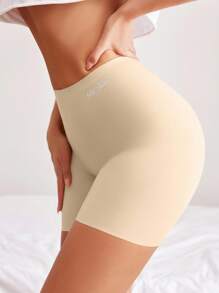 Miss Vinta Quần lót Hipster cạp cao liền mạch cho nữ - Màu be - Xem 6