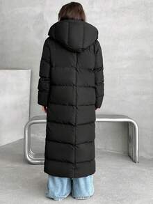 Women Hooded Long Padded Winter Coat