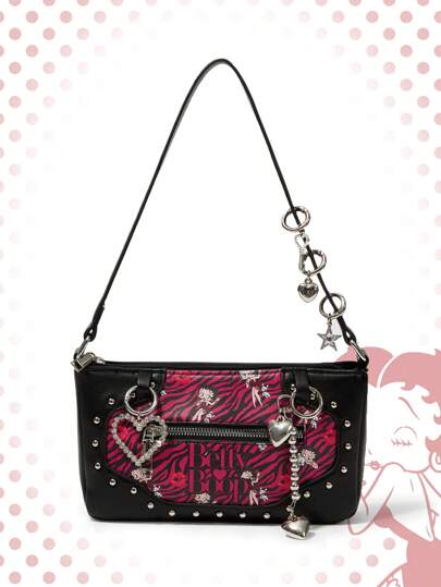Betty Boop | ROMWE Vintage Cartoon Pattern Women Shoulder Bag