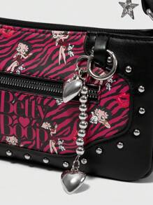 Betty Boop | ROMWE 复古卡通图案女士单肩包