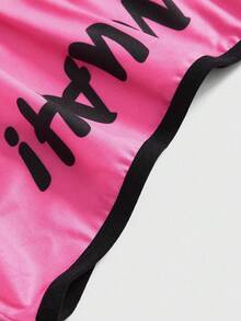 ROMWE 3pcs/Set Lip, Bow, Cherry Print Contrast Trim Briefs - Multicolor - View 4