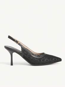 CUCCOO CHICEST 女士优雅尖头露背高跟鞋 - 黑色 - 查看 8